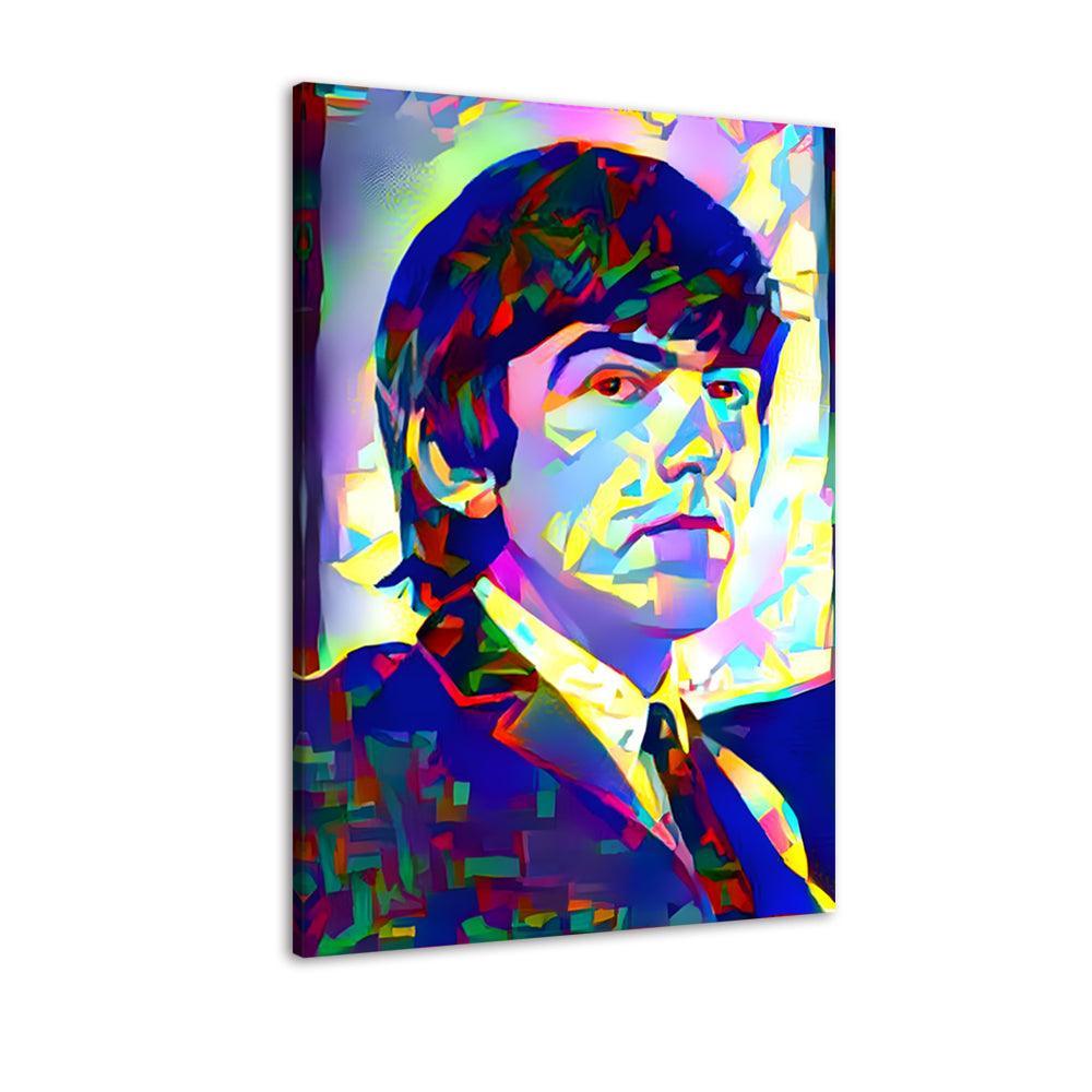 Abstract Beatles 1 Piece HD Multi Panel Canvas Wall Art Frame-Original Frame