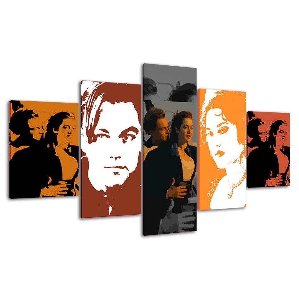 The Titanic 5 Piece HD Multi Panel Canvas Wall Art Frame-Original Frame