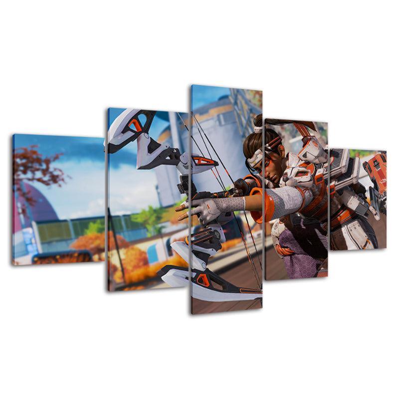Apex Legends Modern Work 5 Piece HD Multi Panel Canvas-Original Frame