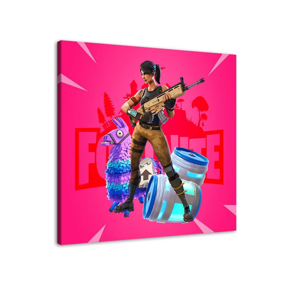Fornite 1 Piece HD Multi Panel Canvas Wall Art Frame-Original Frame