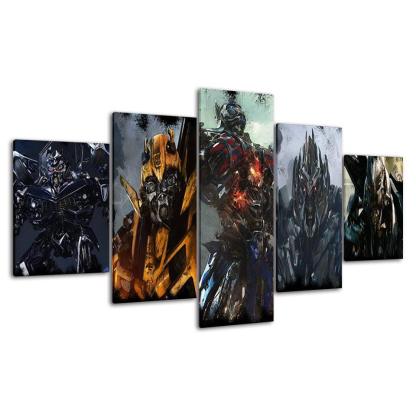 Transformers 5 Piece HD Multi Panel Canvas Wall Art Frame-Original Frame