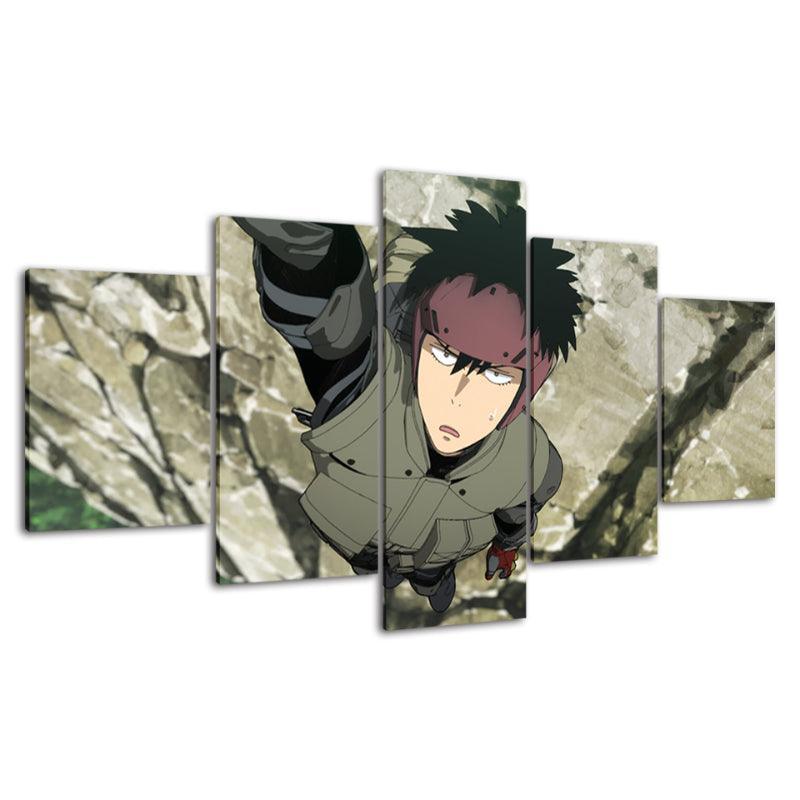 Spriggan Single Character HD Multi Panel Canvas Wall Art Frame-Original Frame