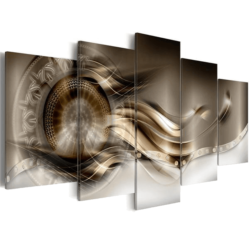 Konda Art 5 Piece HD Multi Panel Canvas Wall Art Frame-Original Frame