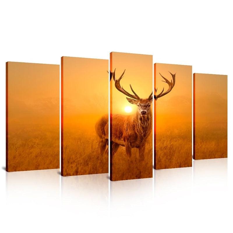 Modern Large Canvas Butterflies Wall Art Set-Original Frame