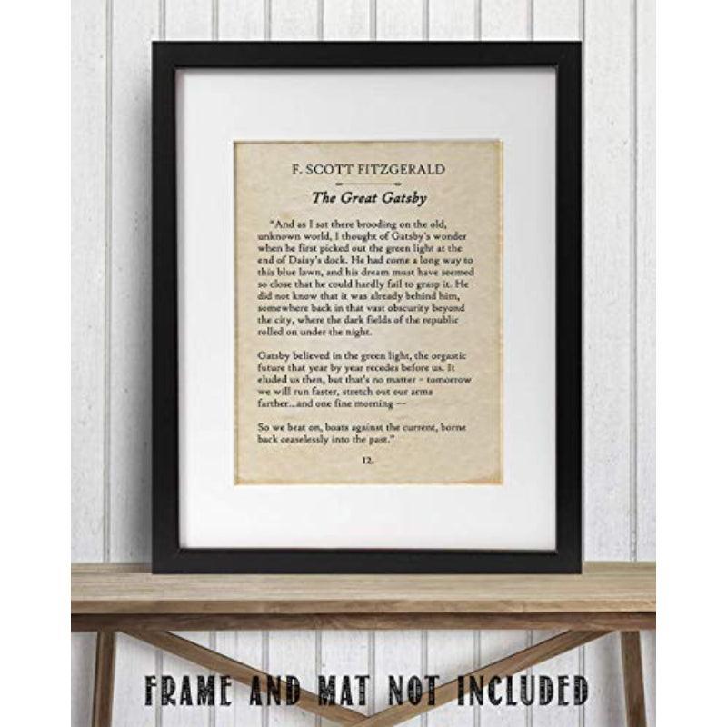 Quotes Book Page Wall Art Print-Original Frame