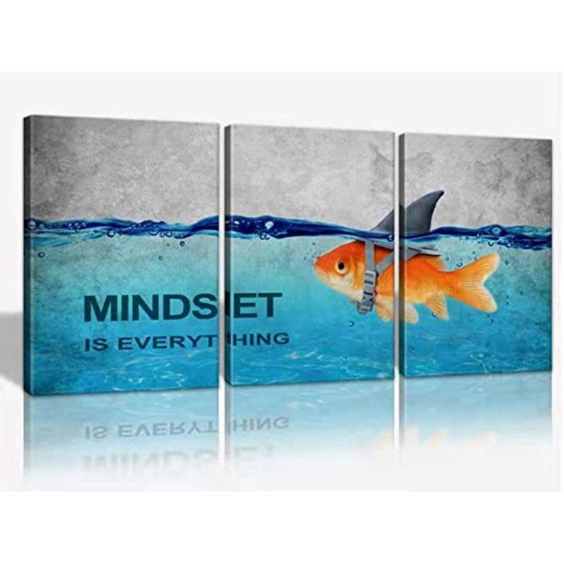 3 Panels Modern Framed Canvas Wall Art Poster Frames-Original Frame