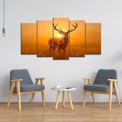 Modern Large Canvas Butterflies Wall Art Set-Original Frame