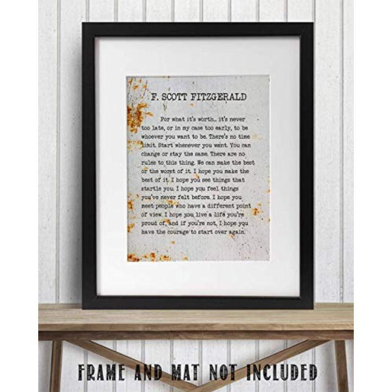 Quotes Book Page Wall Art Print-Original Frame