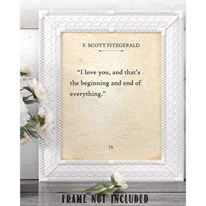 Quotes Book Page Wall Art Print-Original Frame