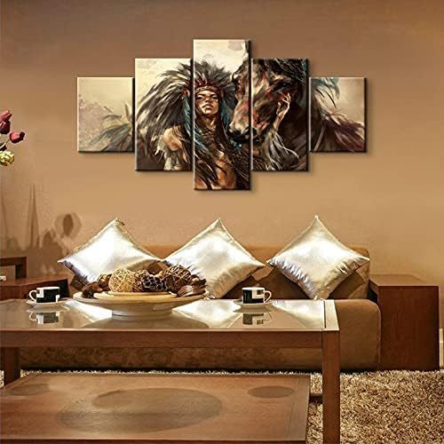5 Piece Canvas Wall Art For Home And Office Decor