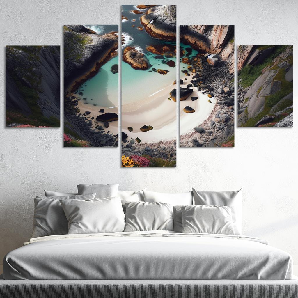 Hidden Gem Beach Premium Artwork Frames