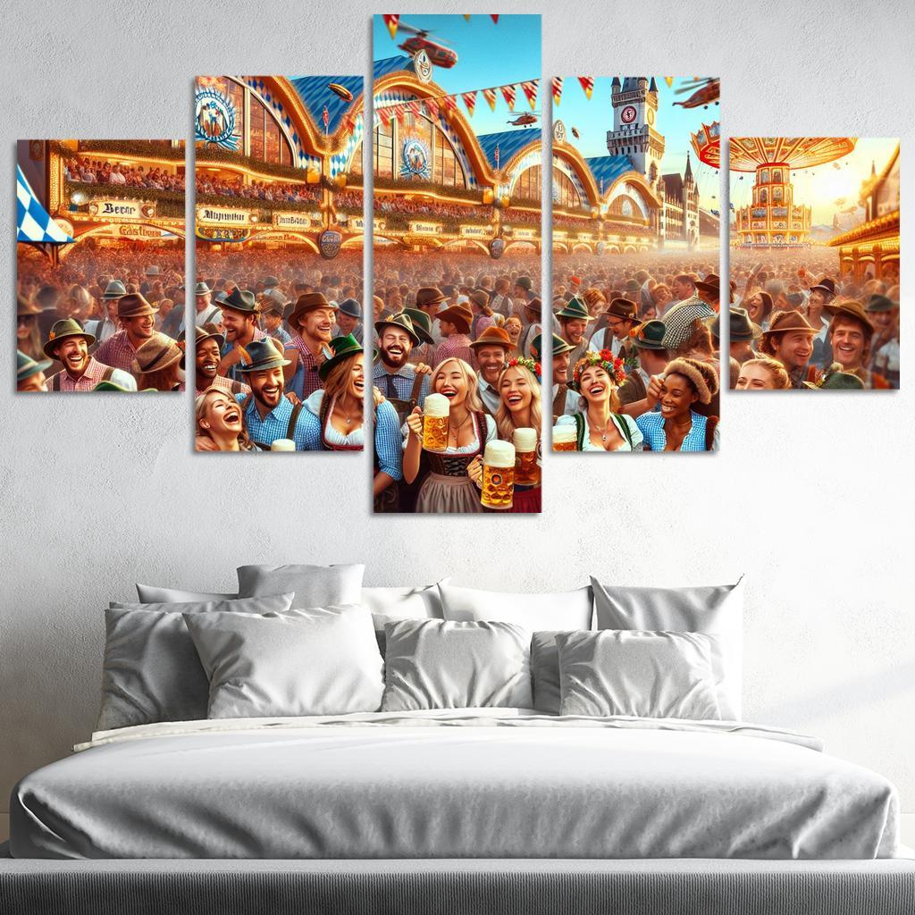 Oktoberfest - Germany Modern Paintings Frame