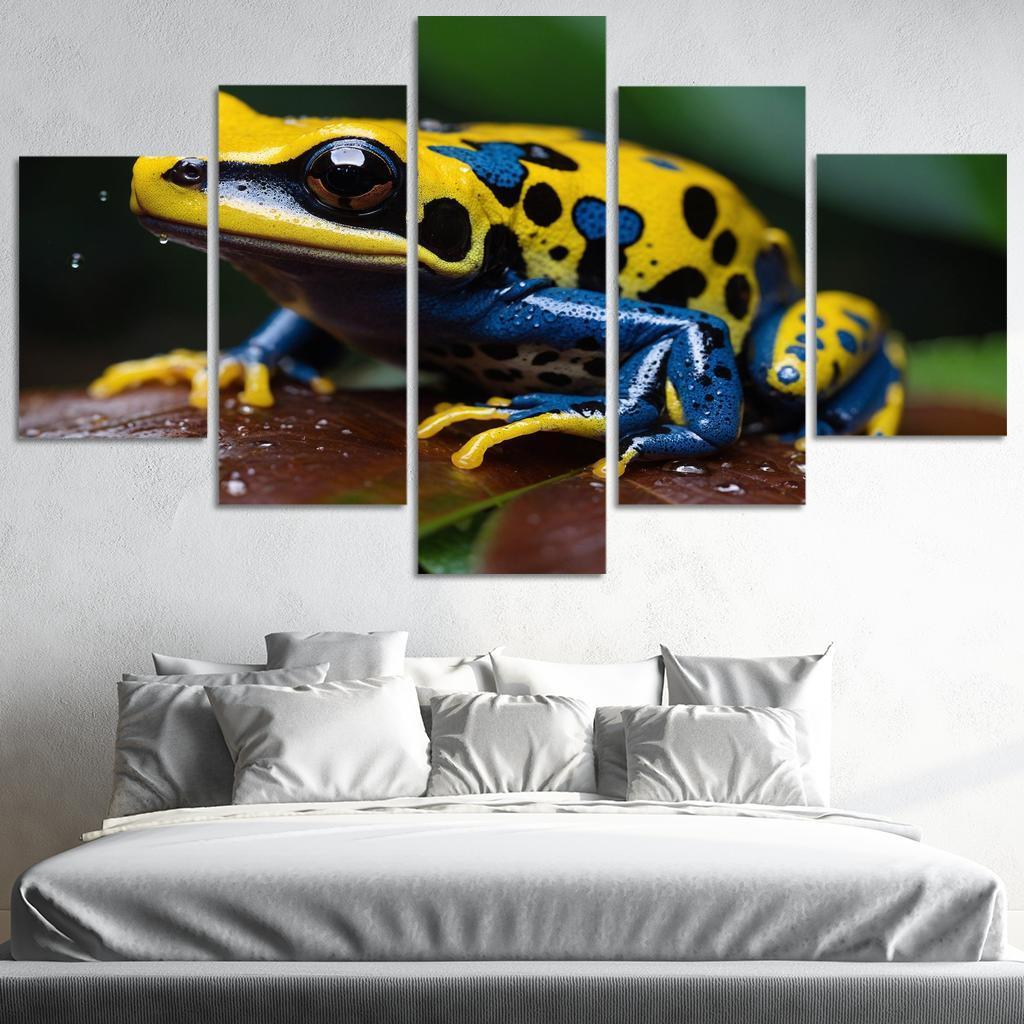 The Colorful Poison Dart Frog Jewel Of The Tropics Modern Paintings Frame