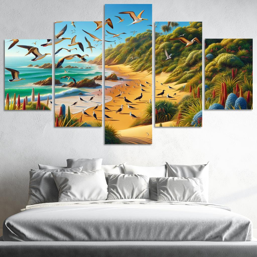 Eagle Nest Beach A Wildlife Sanctuary Custom Paintings Frame