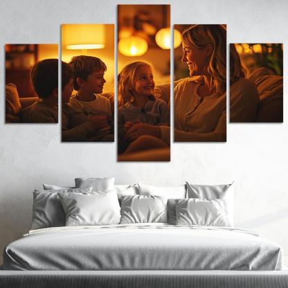 A Mothers Heart The Foundation Of Family Canvas Paintings Frame