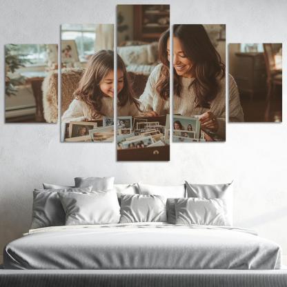 Moments Of Connection A Mothers Heartbeat Custom Paintings Frame