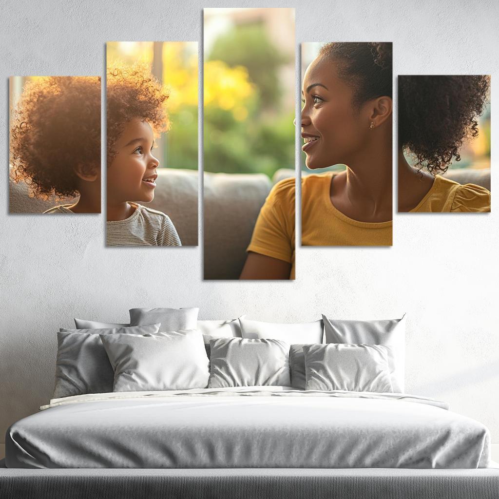 The Strength Of Her Voice A Mothers Empowering Words Canvas Paintings Frame