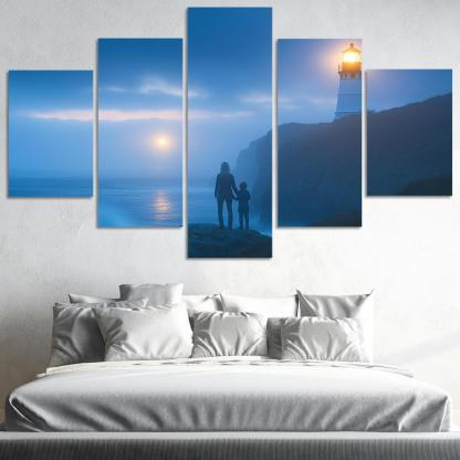 The Lighthouse Of Love Guiding Through Storms One-piece Frames