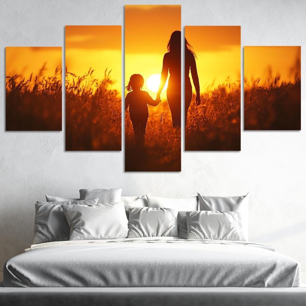 The Light Of Guidance A Mothers Love Custom Paintings Frame