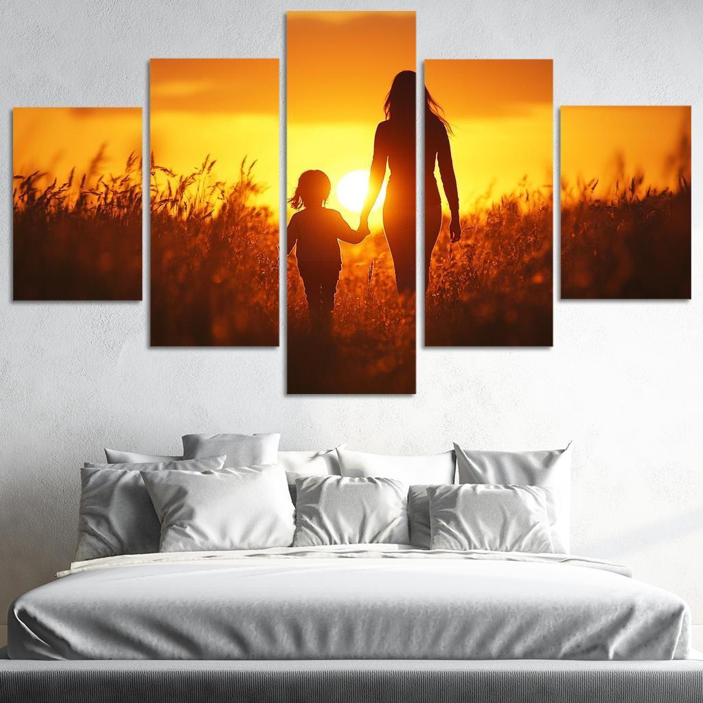 The Light Of Guidance A Mothers Love Custom Paintings Frame