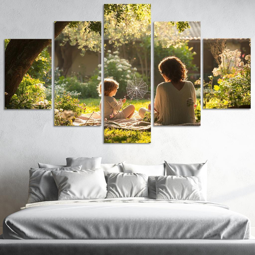The Web Of Love A Mothers Protective Embrace One-piece Frames