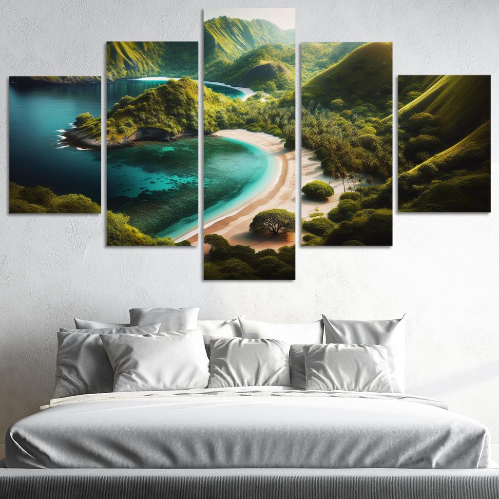 Natures Embrace Beach Premium Artwork Frames