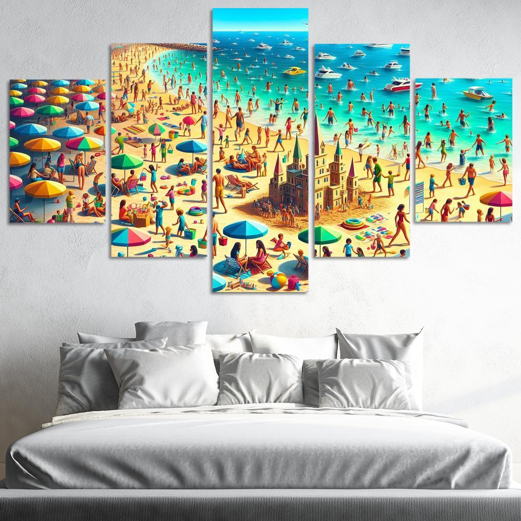 Enchanted Beach Family Adventure Zone Custom Paintings Frame