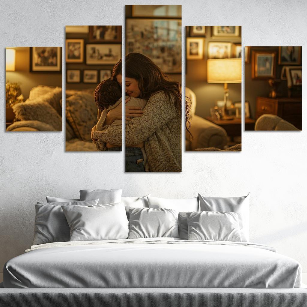 A Mothers Embrace The Heart Of Home Canvas Paintings Frame