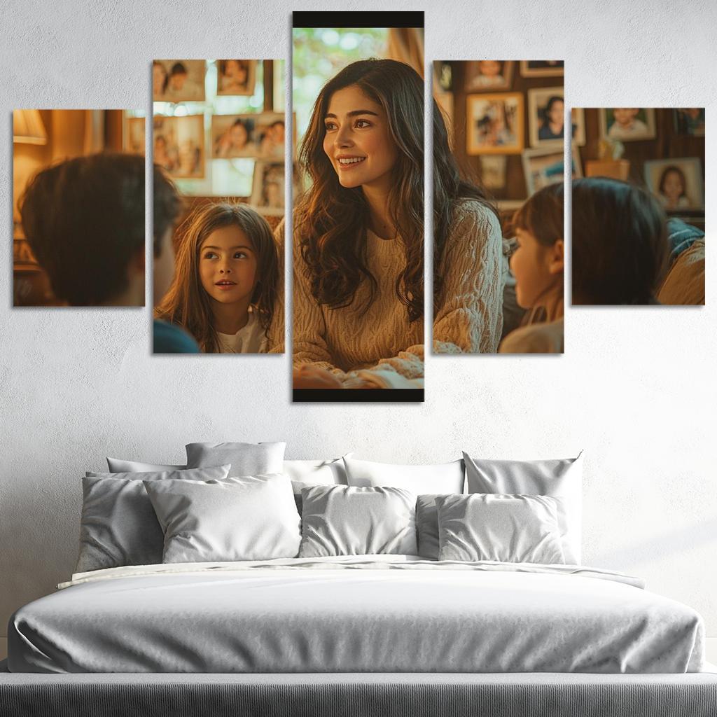 Through Her Lens A Mothers Perspective Modern Paintings Frame