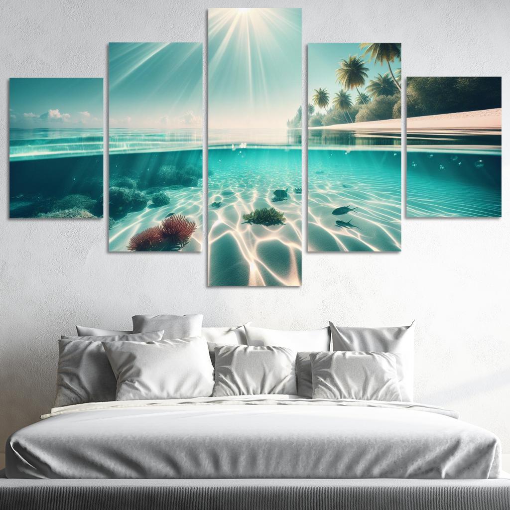 Tropical Hideaway Custom Paintings Frame