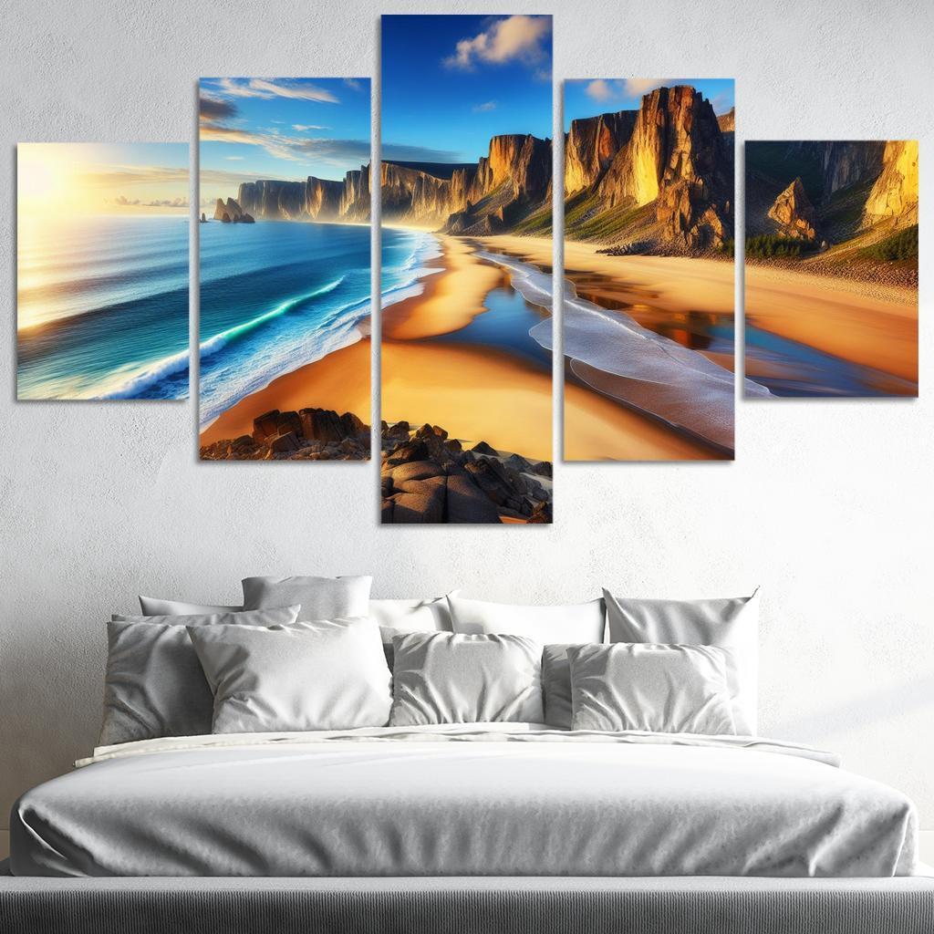 Majestic Waters A Coastal Retreat Custom Paintings Frame