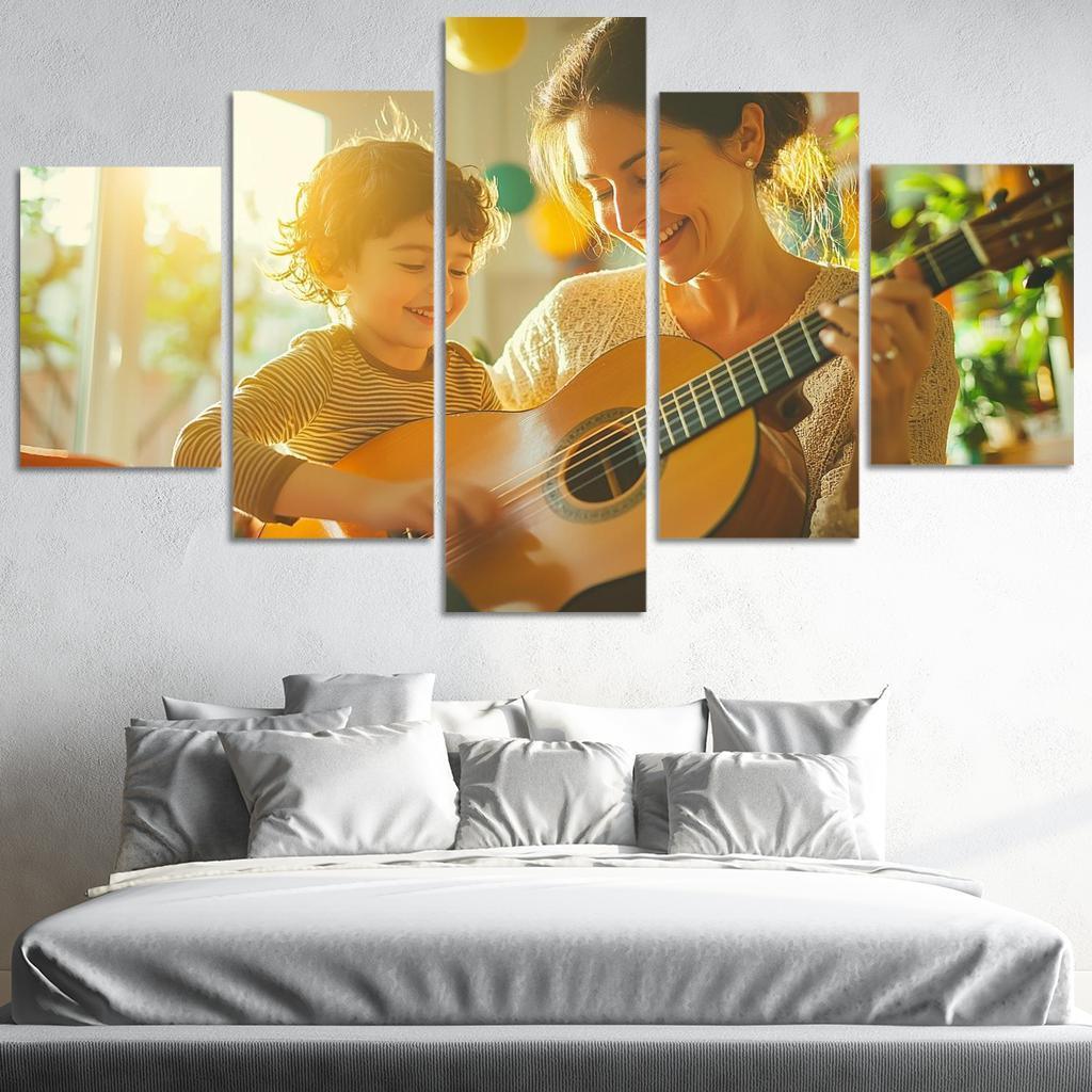 The Symphony Of Love A Mothers Heartfelt Melodies Custom Paintings Frame