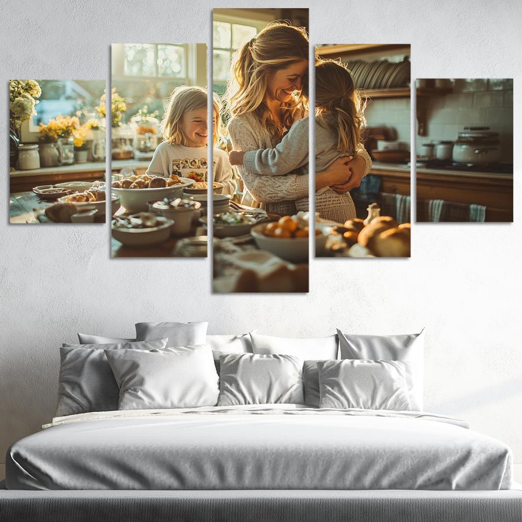 The Heart Of The Home A Mothers Embrace Custom Paintings Frame