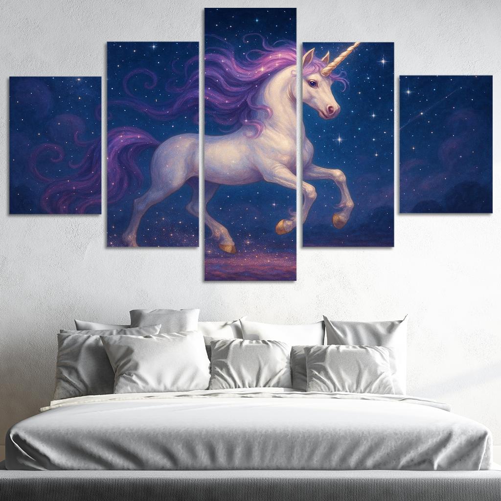 Enchanted Unicorn Dreams Premium Artwork Frames