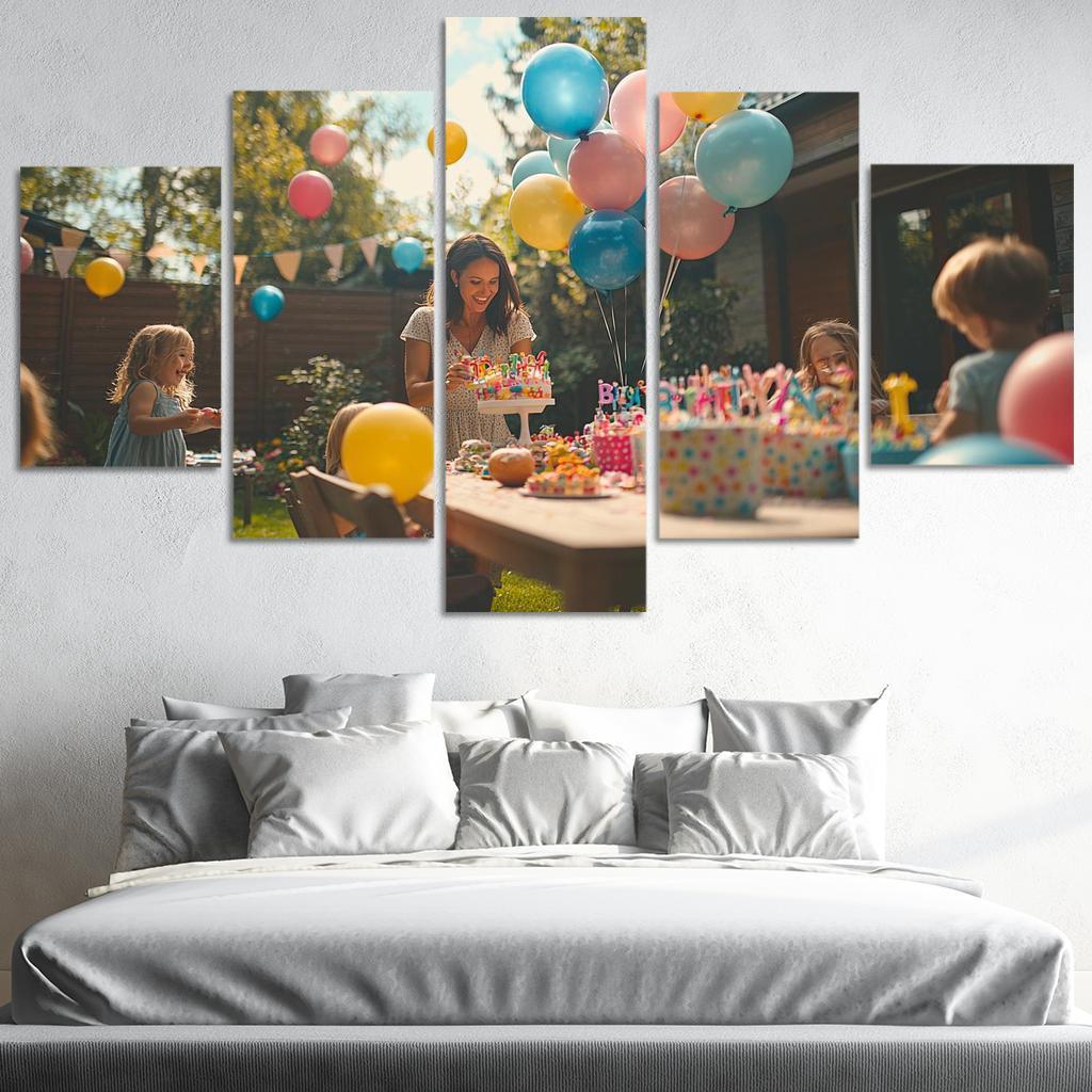 Moments Of Joy A Mothers Celebration Of Life Canvas Paintings Frame