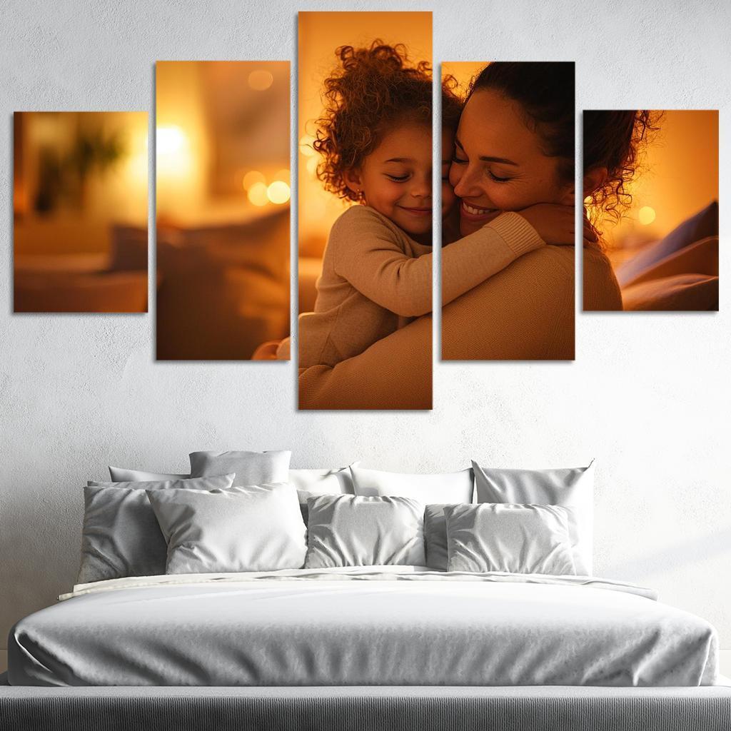 A Heart Full Of Love A Mothers Embrace Canvas Paintings Frame