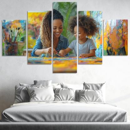 The Art Of Nurturing A Mothers Gentle Care One-piece Frames