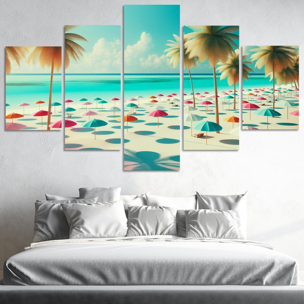 Coconut Grove Tropical Bliss Abstract Paintings Frame