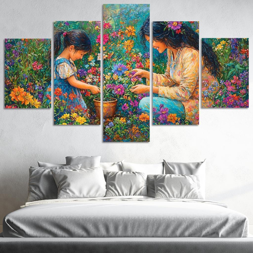 The Garden Of Gratitude A Mothers Nurturing Hands One-piece Frames