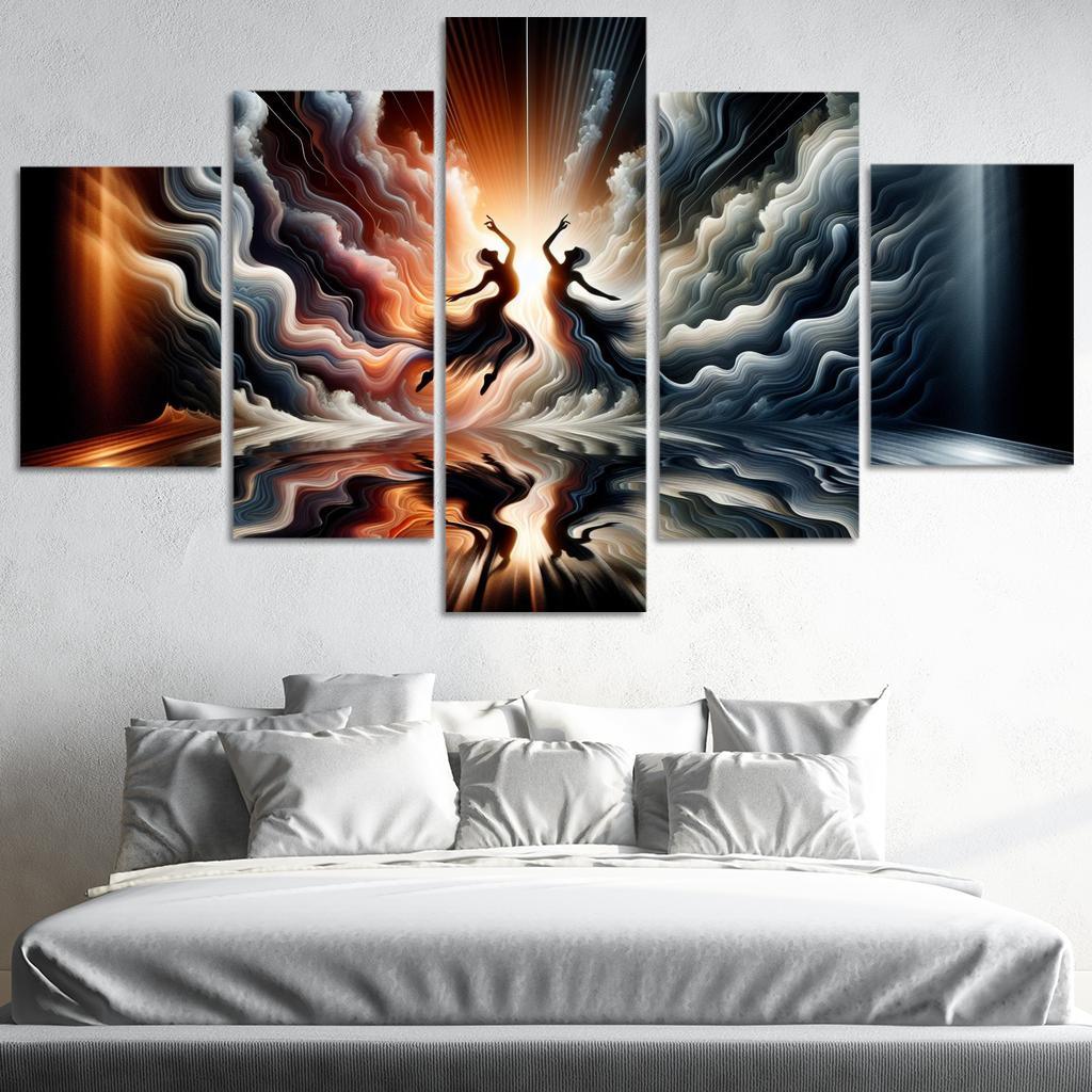 Dance Of Shadows And Light Premium Artwork Frames