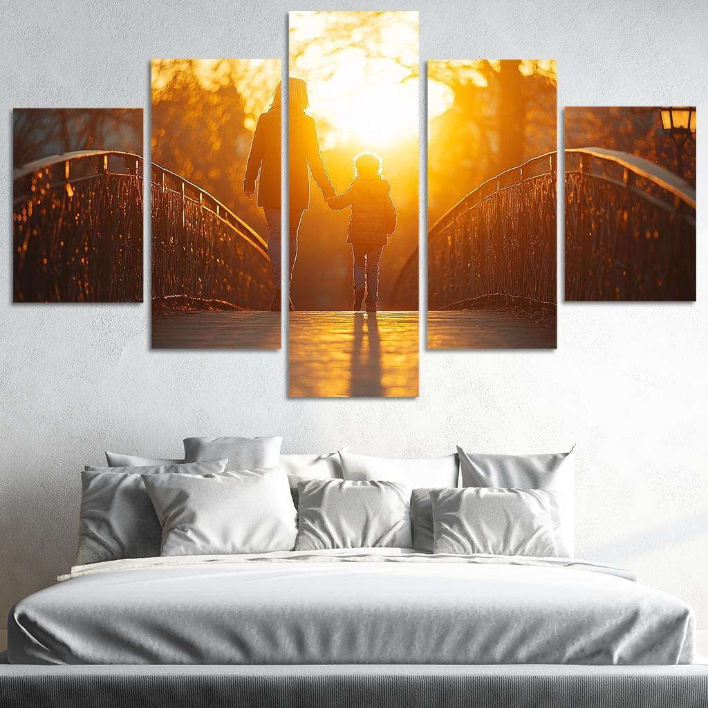 A Bridge Of Connection A Mothers Unbreakable Bond Custom Paintings Frame