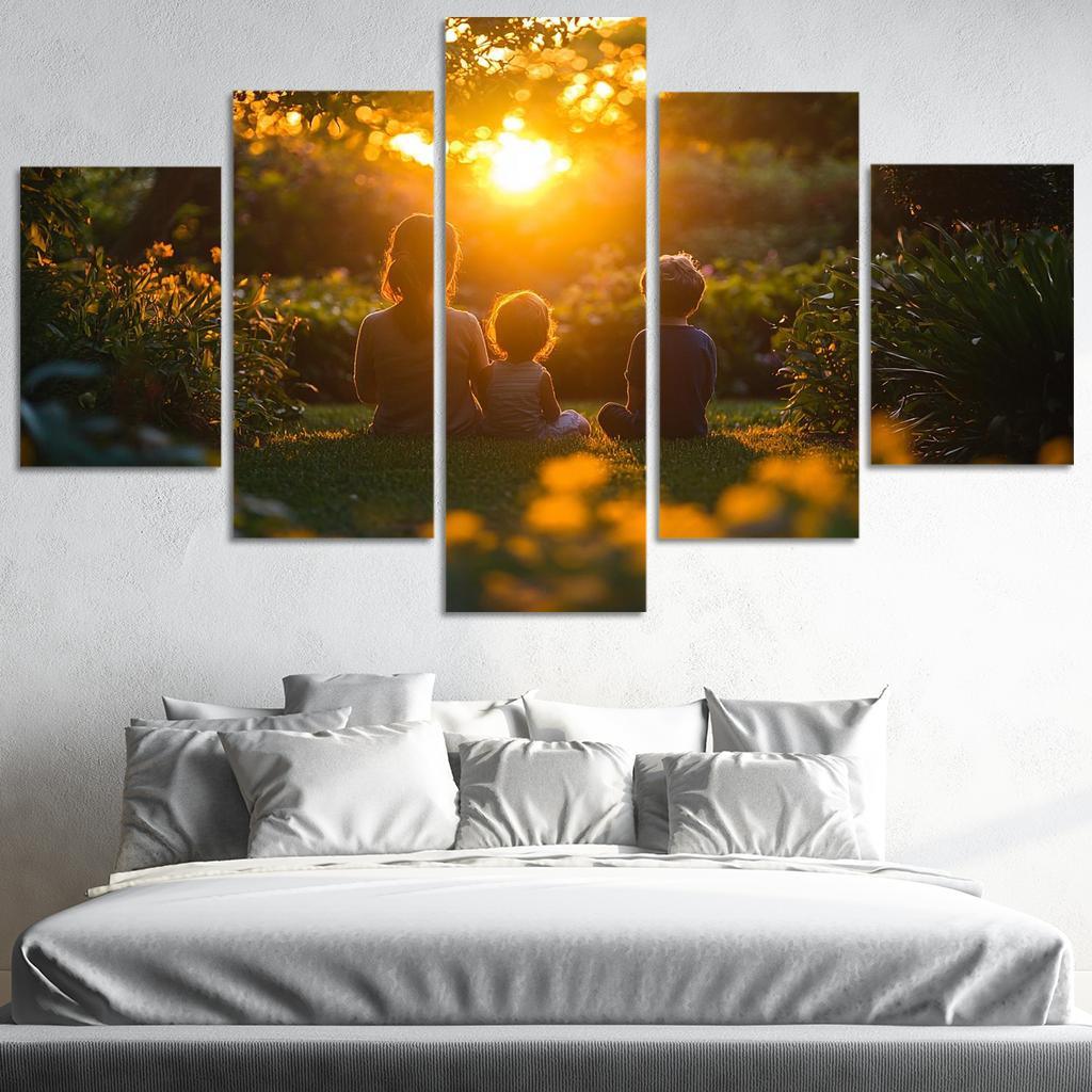 The Light Of Love A Mothers Guidance Canvas Paintings Frame