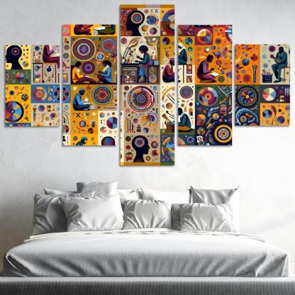 Resilience And Recovery Healing Through Art Multi-panel Paintings