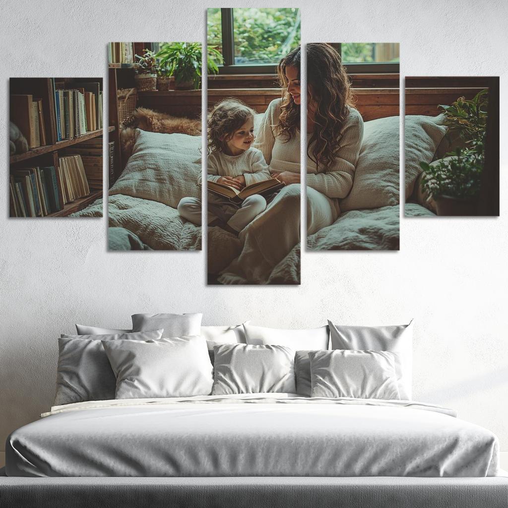 The Gentle Whisper Of Love A Mothers Voice Canvas Paintings Frame