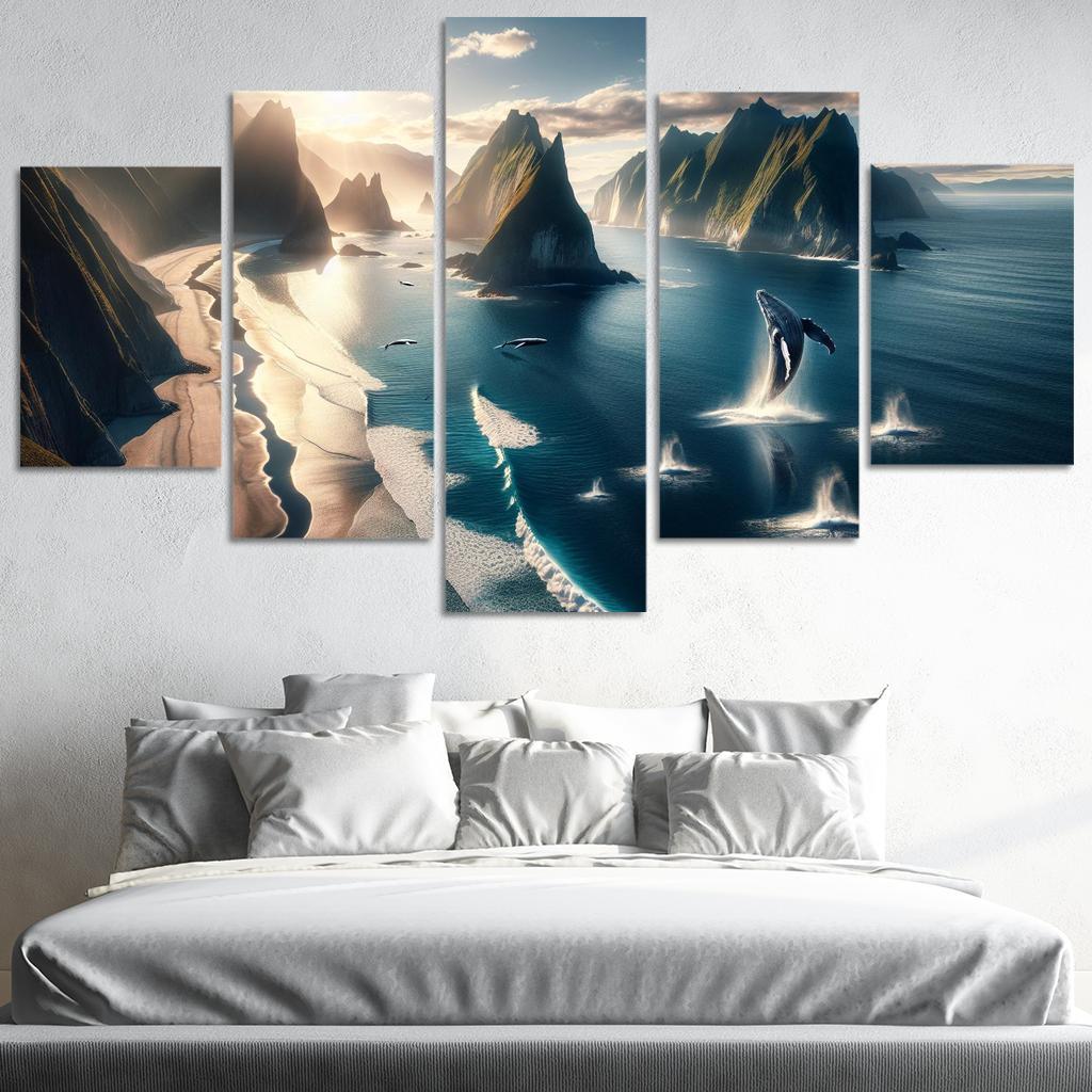 Whale Watching Point Custom Paintings Frame