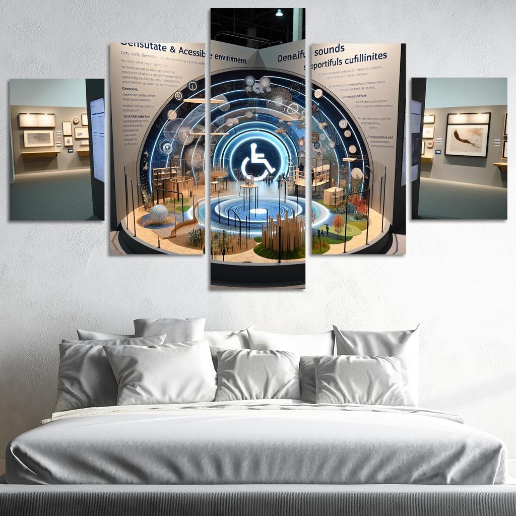 Breaking Barriers Advocacy For Accessibility And Inclusion Multi-panel Paintings