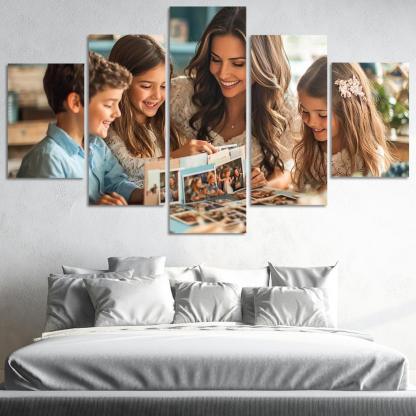 Mosaic Of Memories A Mothers Love Canvas Paintings Frame