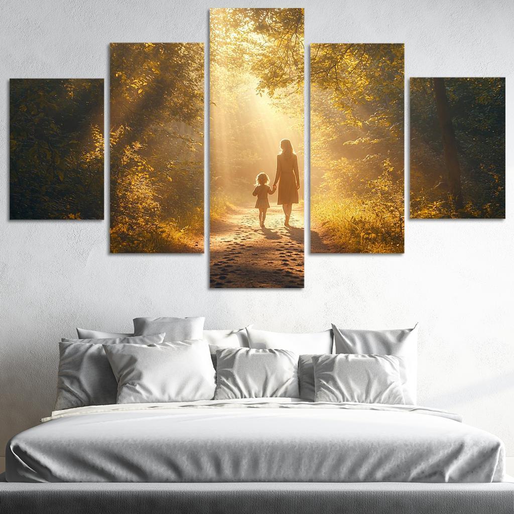 Footsteps In Time The Journey Of Love Custom Paintings Frame