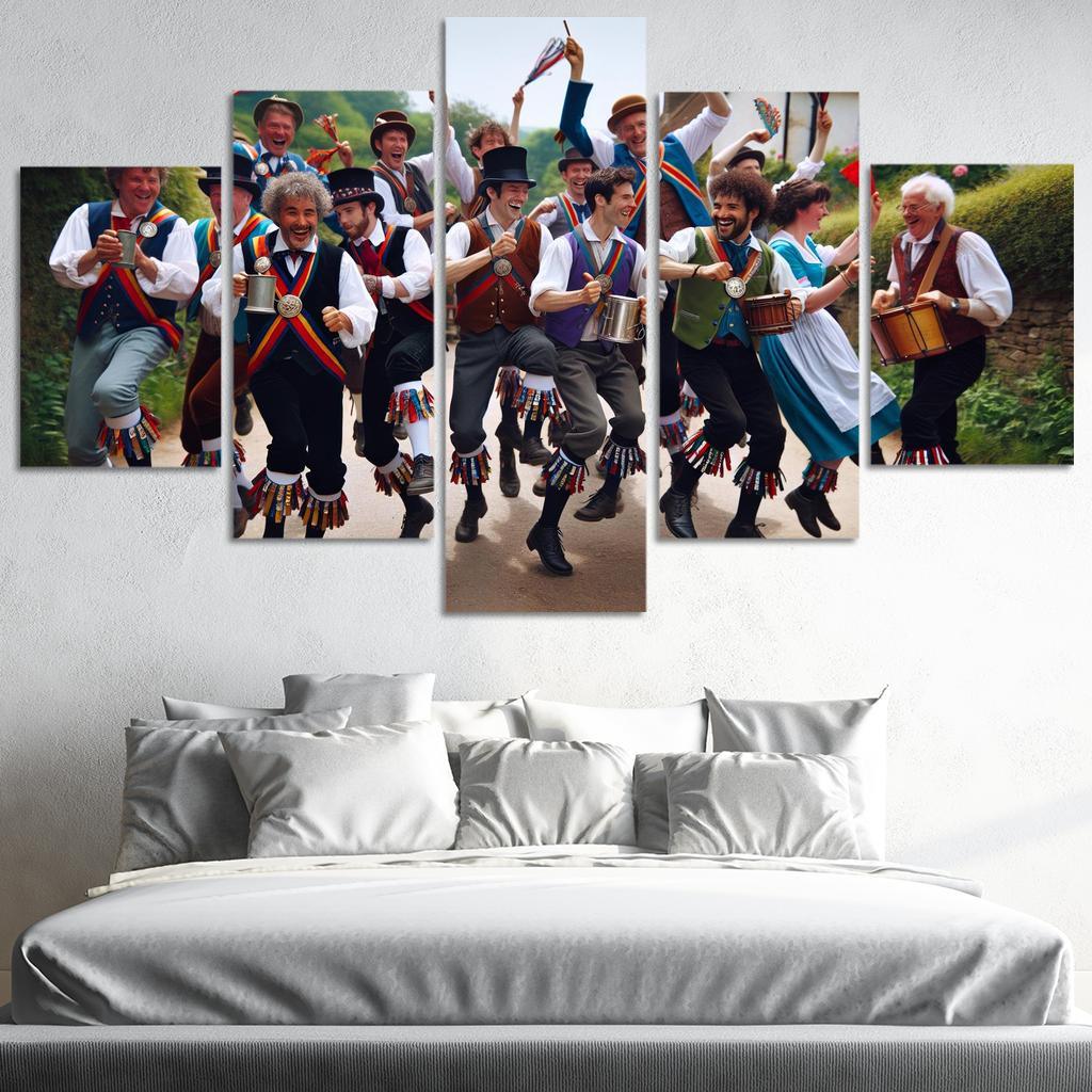 Morris Dance The Folk Tradition Of England Modern Paintings Frame