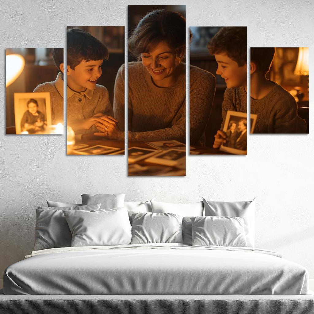 In The Embrace Of Memories A Mothers Legacy Canvas Paintings Frame